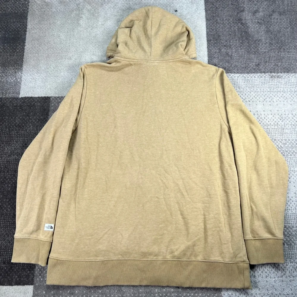 The North Face Mens XXL Tan Heritage Patch Pullover Hoodie Brown Label